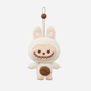 NWT *GIFTABLE* Pop Bean Coffee Factory Plush Pendant Labubu Coffee Bean Grinder